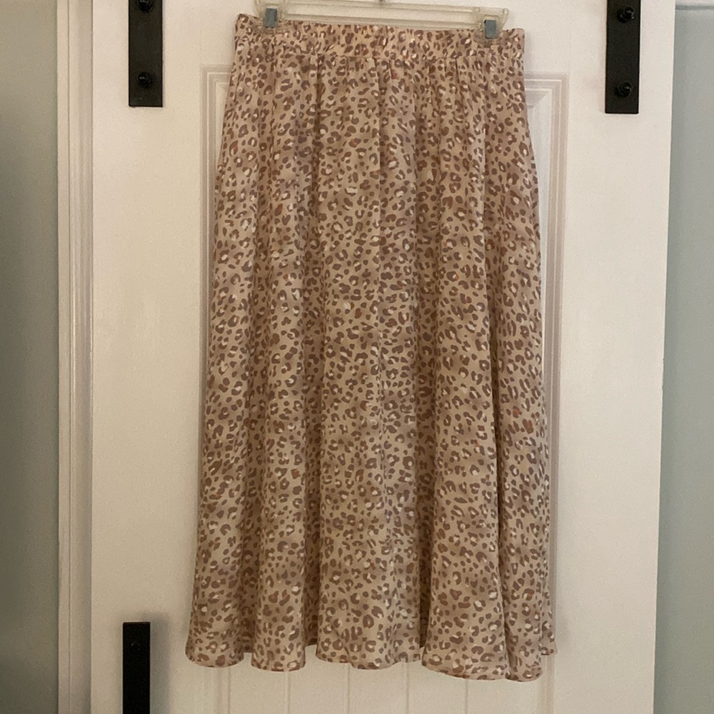 La Roque Cheetah Skirt